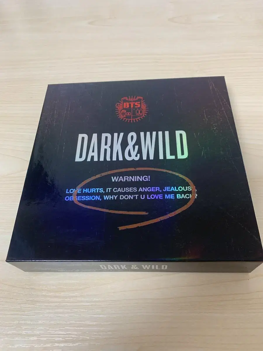 방탄 DARK&WILD 포카 태형